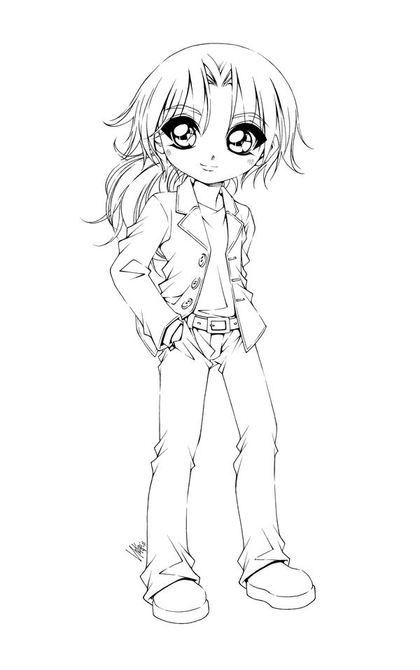 hair anime coloring pages - photo #18