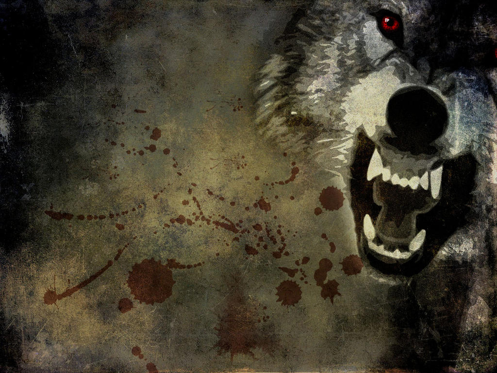 Angry wolf wallpaper by YukiChan89 on DeviantArt