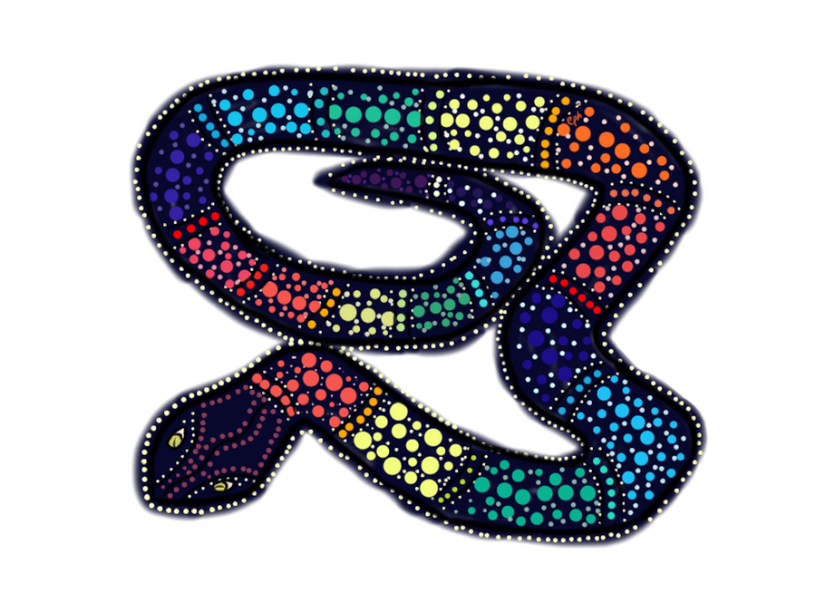 rainbow serpent clipart - photo #8