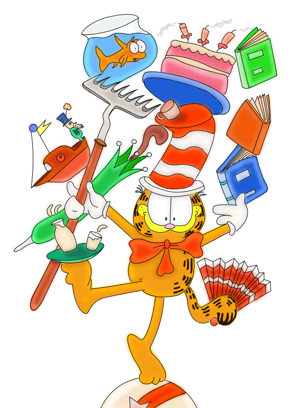 clipart of garfield the cat - photo #37