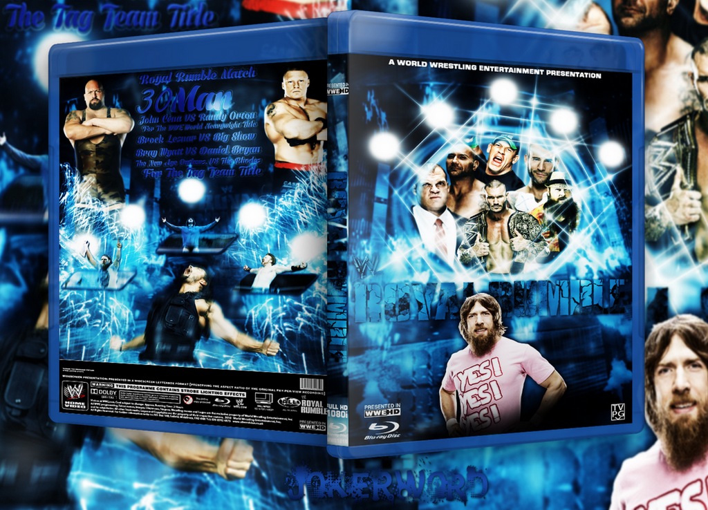 WWE Royal Rumble 2014 Blu-Ray Cover by JoKeRWord