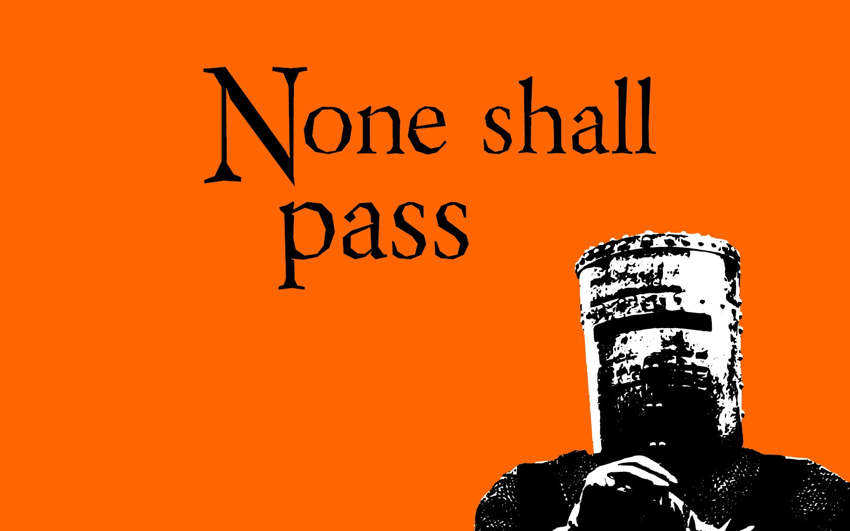 Image result for none shall pass