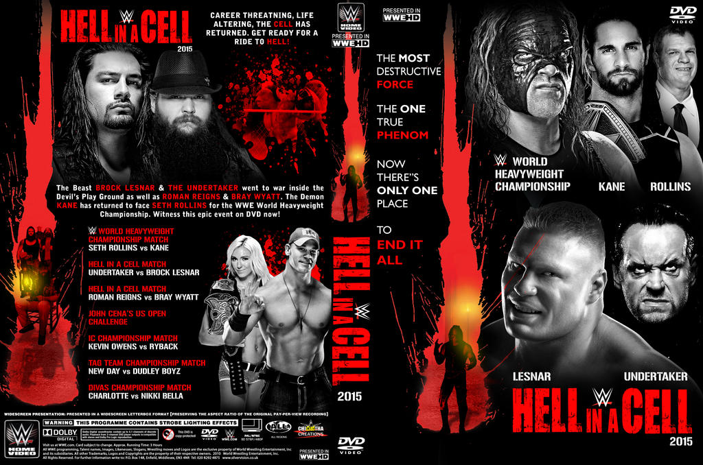 WWE Hell in a Cell 2015 DVD Cover by Chirantha