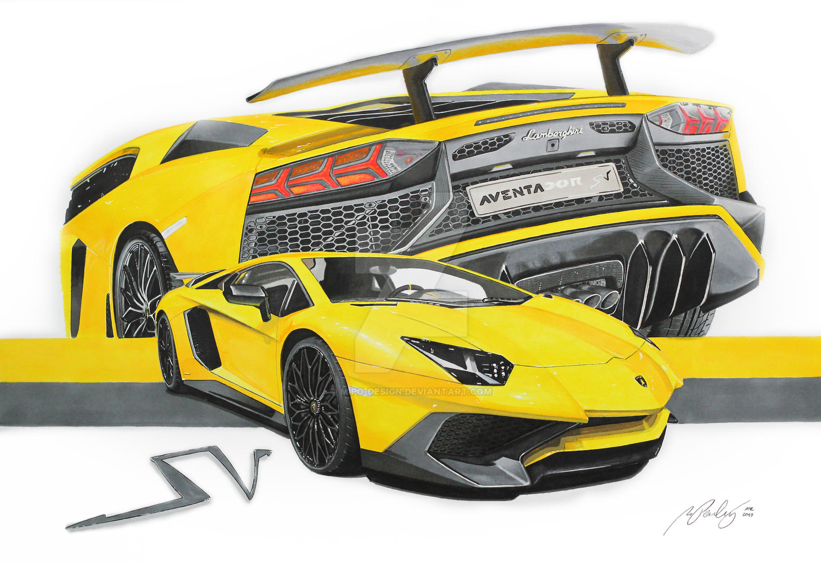 Realistic Car Drawings - Lamborghini Forum
