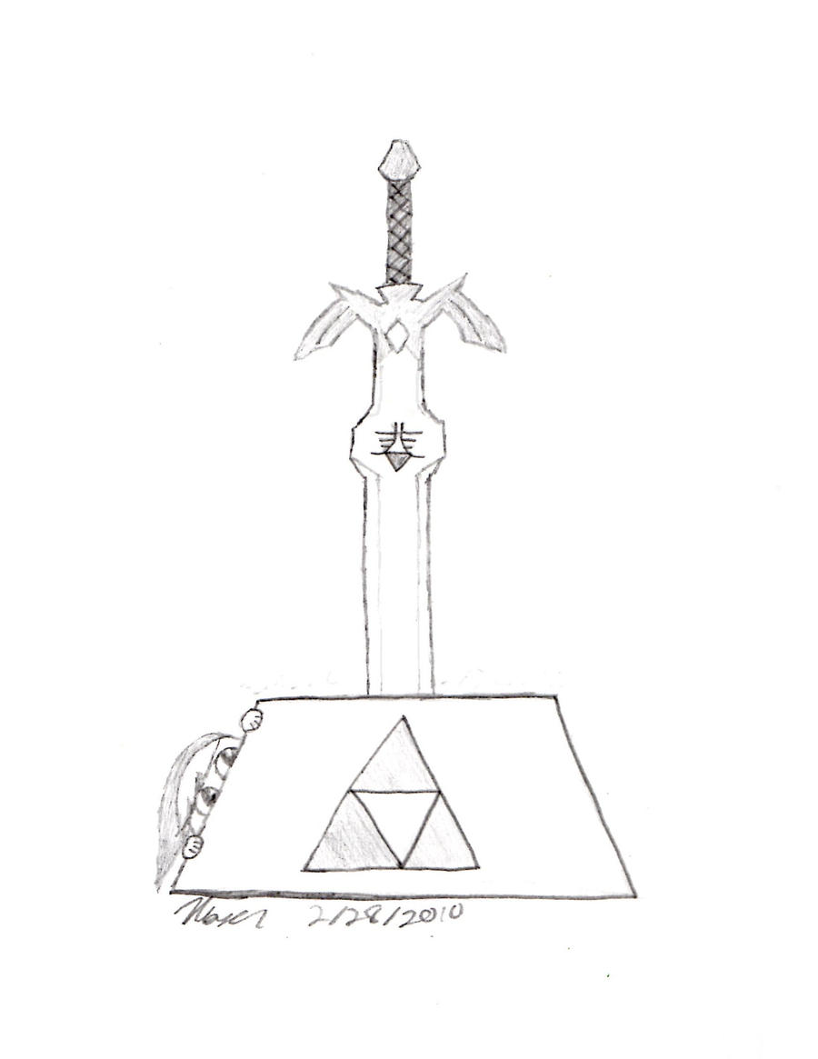 zelda sword in the stone coloring pages - photo #36