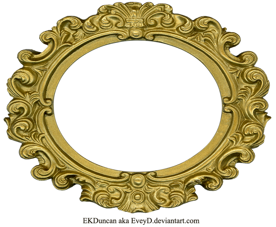 Ornate Gold Frame - Oval 2