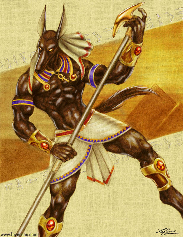 Anubis Color By Fevereon On Deviantart