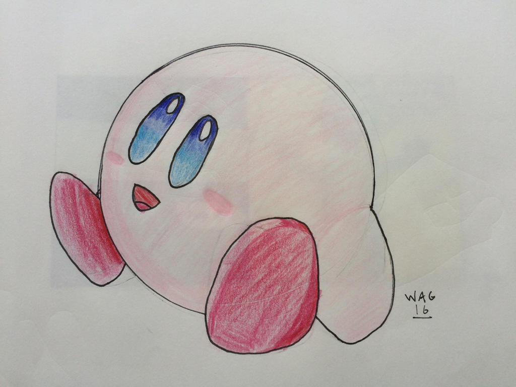 Kirby (SSB4) by Woodchopper09