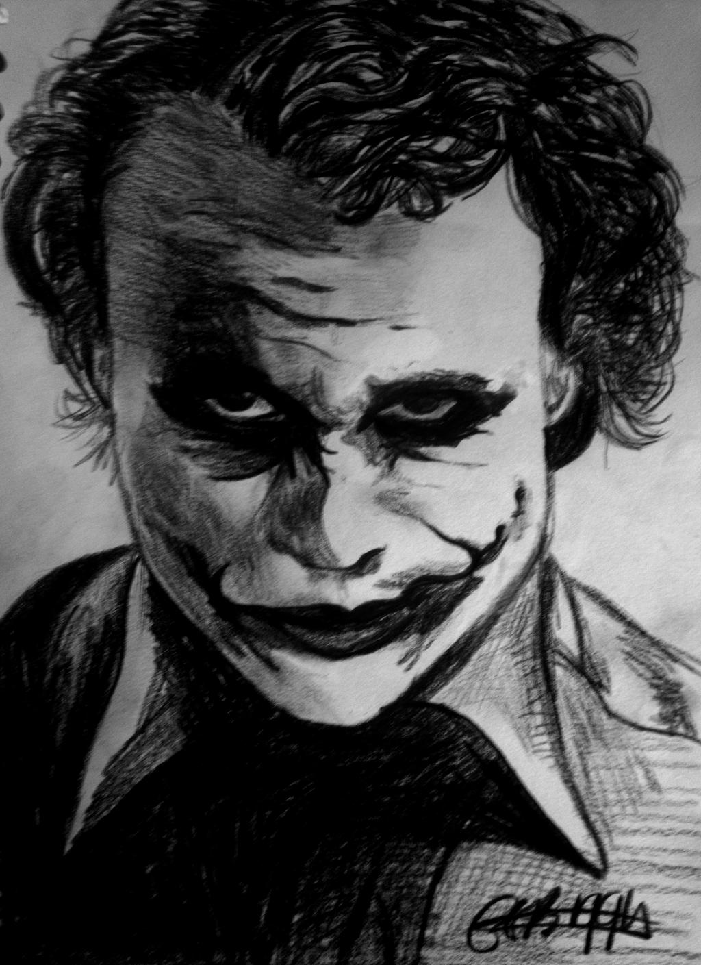 The Joker pencil drawing by EleanorBiggin on DeviantArt