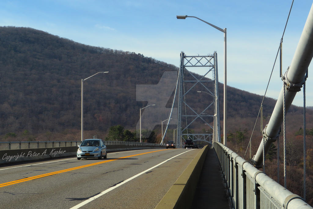 Bear Mountain and its Bridge by peterkopher