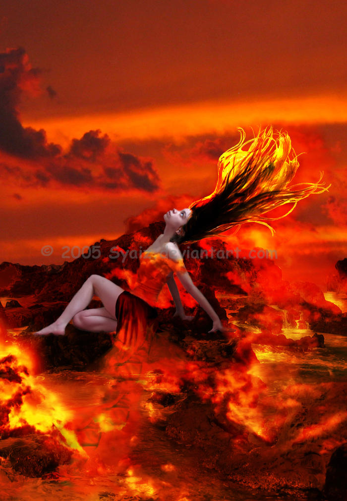 Goddess of Fire .Pele. by syaiz on DeviantArt