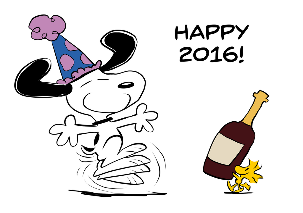 snoopy clip art happy new year - photo #20