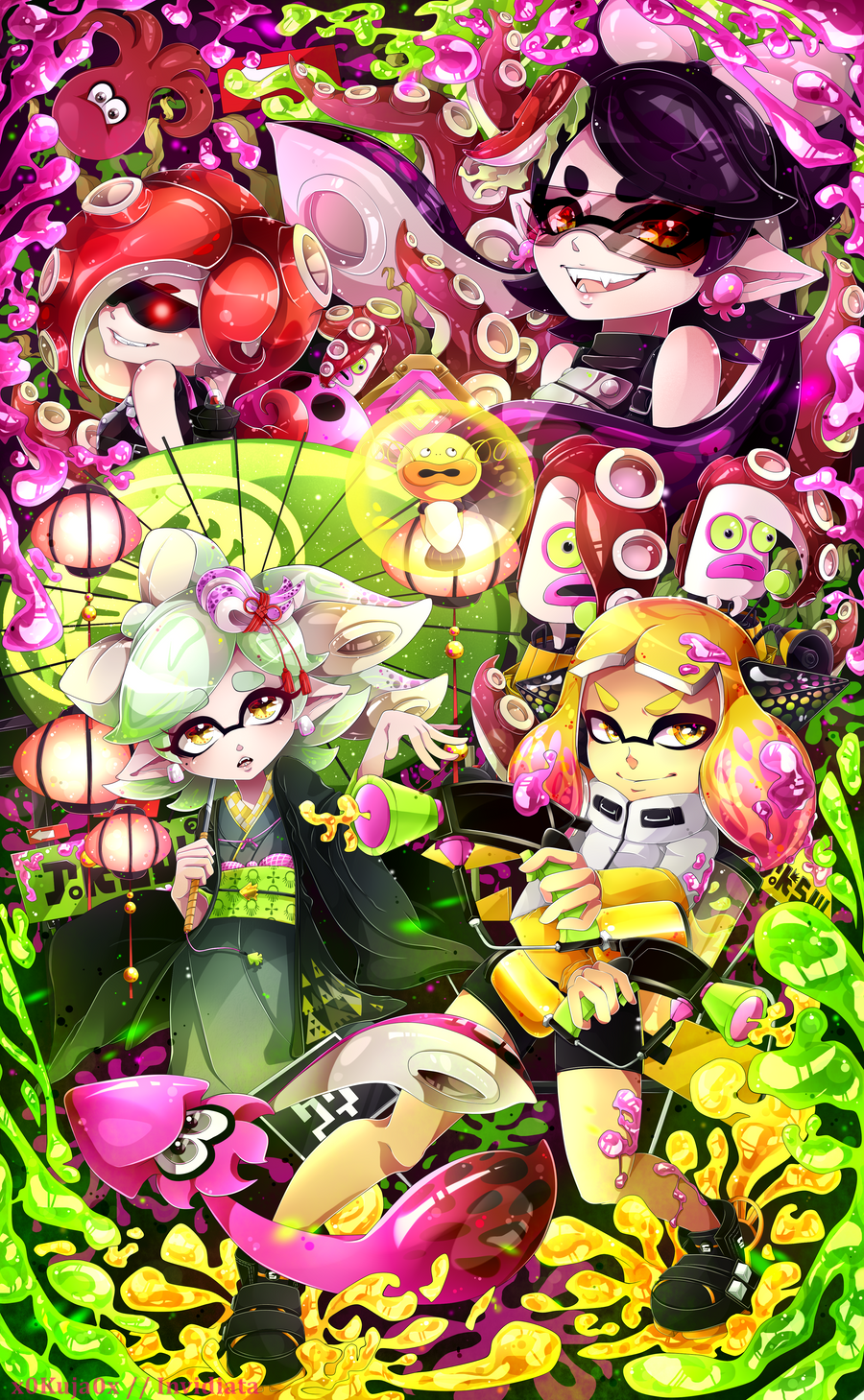 Yuga's Gallery of Nintendo Art (currently featuring: the Paper Mario series) Splatoon_2___contest_entry_by_invidiata-dbhdfll