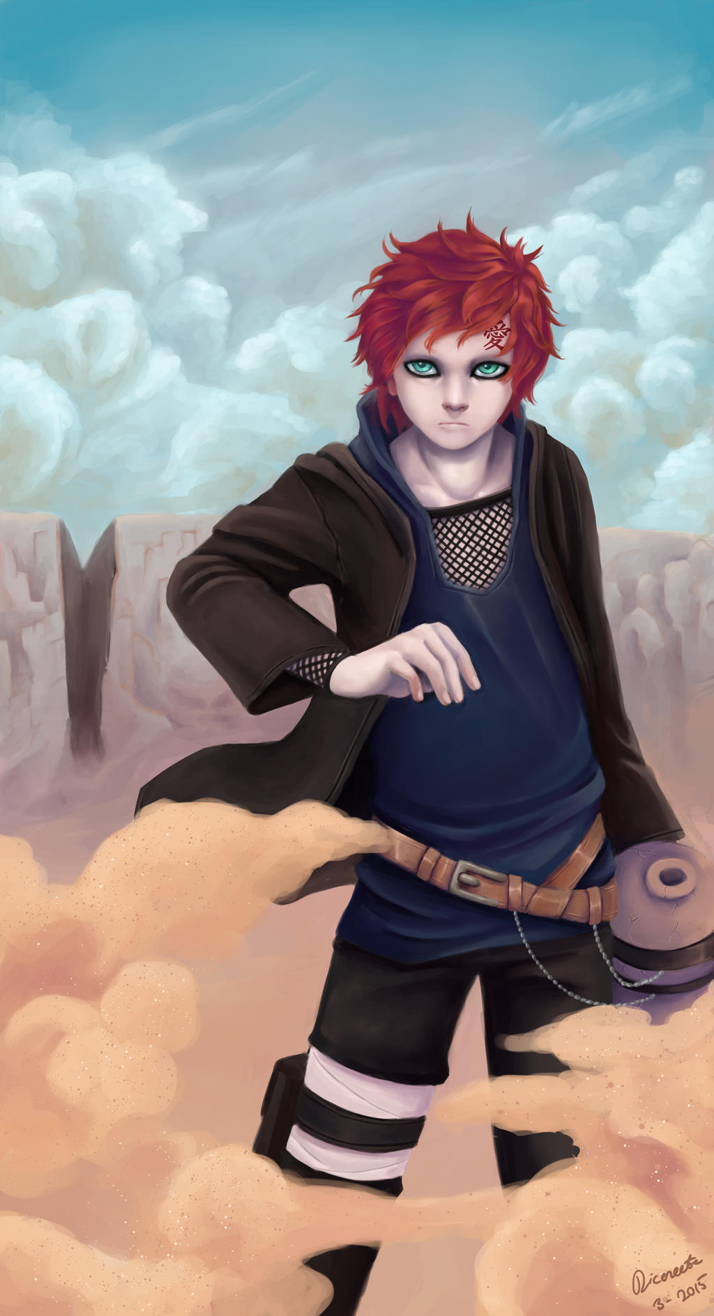 Protecting my home - Gaara of the Desert (video) by Dicenete on DeviantArt