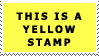 Yellow Stamp by MammaThatMakes