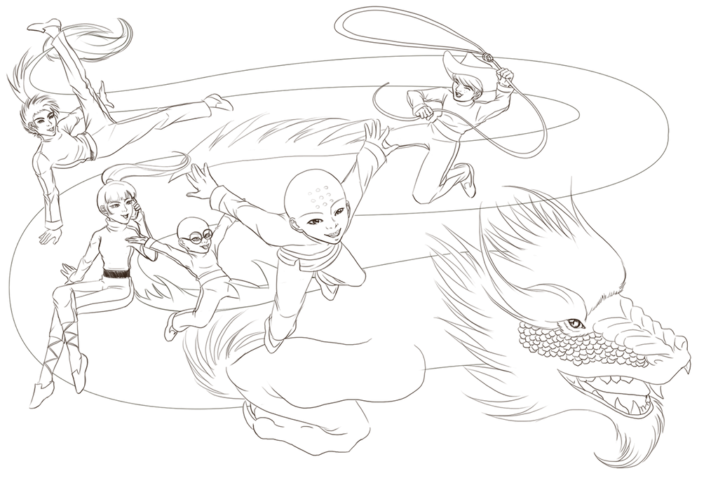 xiaolin showdown coloring pages - photo #17