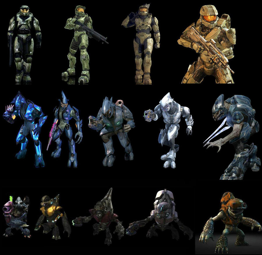 Evolutions of Halo by Frostyzzz on DeviantArt