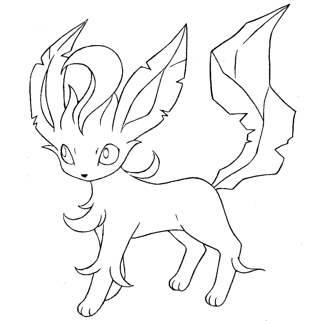 eeveelutions vaporeon coloring pages - photo #11